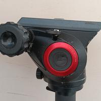testa e monopiede Manfrotto 
