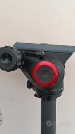 testa e monopiede Manfrotto 