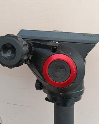 testa e monopiede Manfrotto 