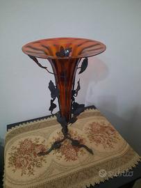 VASO DESIGN VITTORIO ZECCHIN 1920 FERRO BATTUTO 