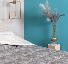 Trapunta matrimoniale Minardi in piumino d'oca 