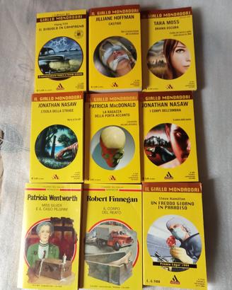 LIBRI GIALLI MONDADORI, RIZZOLI, GARZANTI…
