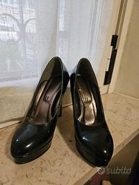 scarpe donna usate lucide 