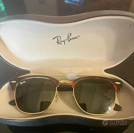 OCCHIALI DA SOLE RAYBAN CLUBMASTER  RB 3016 W 0366
