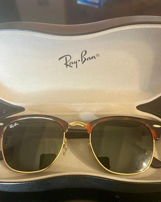 OCCHIALI DA SOLE RAYBAN CLUBMASTER  RB 3016 W 0366