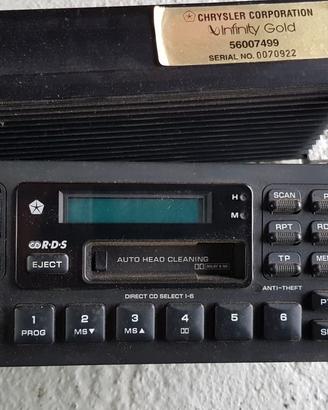 autoradio + ampli Chrysler Corporation  P4704345-F