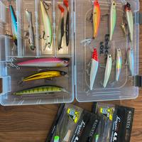 Lotto artificiali spinning mare e acqua dolce