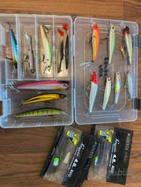 Lotto artificiali spinning mare e acqua dolce