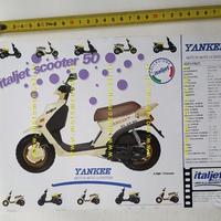 Italjet Yankee 50 1993 depliant originale scooter