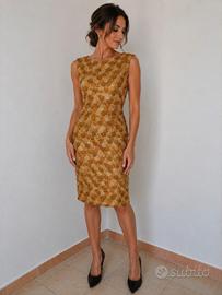abito vintage lurex tg 44