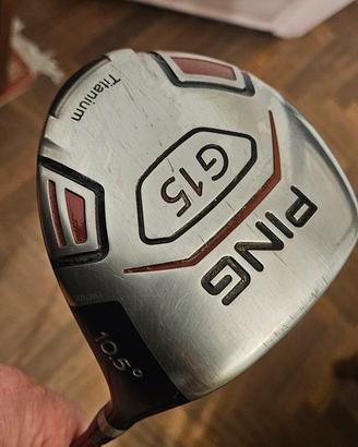 DRIVE PING golf G 15 in TITANIO G15