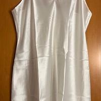 Sottoveste raso bianca