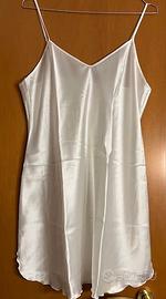 Sottoveste raso bianca