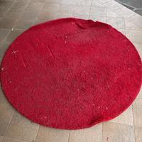 Tappeto rosso rotondo