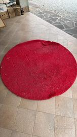 Tappeto rosso rotondo