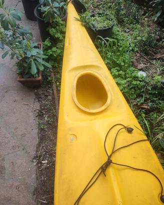 Kayak da mare/turismo Giallo Monoposto 