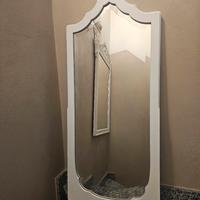 Specchio restaurato shabby chic 49x115cm