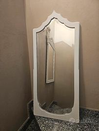 Specchio restaurato shabby chic 49x115cm