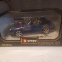 modellino Porsche 911 cabriolet scala 1/18 burago