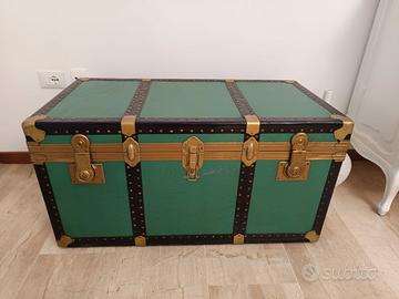 Baule verde vintage