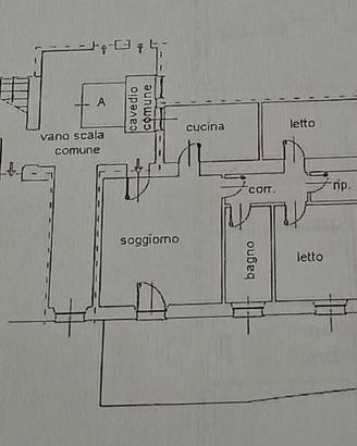 appartamento quadrilocale con giardino