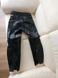 Pantaloni moto in pelle Dainese
