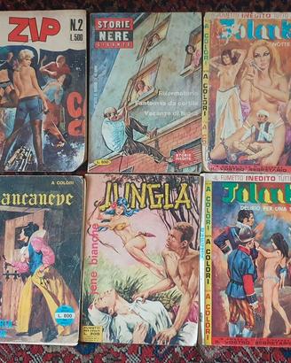 Lotto 6 fumetti anni '70 Jolanka Biancaneve altro