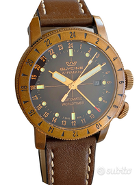 Glycine Airman 44 Bronze Automatic Worldtimer – Re