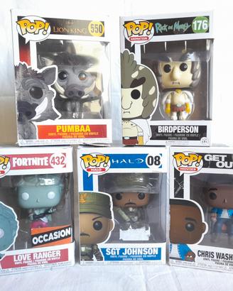 Lotto 5 Funko POP 2018-19 Figure Halo Disney Games