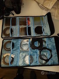 set filtri e obiettivi per reflex e mirrorless