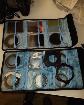 set filtri e obiettivi per reflex e mirrorless