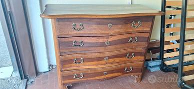 Cassettiera vintage in legno stile classico