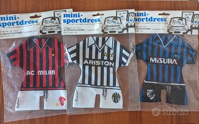 Mini Maglie Juventus Inter Milan anni '80