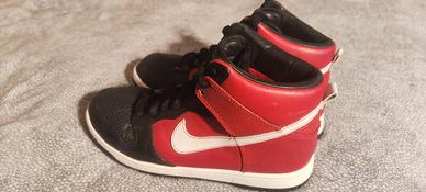 Niks Dunk HI supreme varsity Red 2007 US 8,5