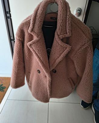 Giubbotto pelliccia rosa