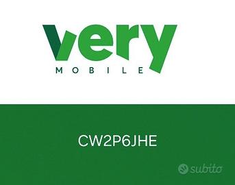 very mobile codice amico CW2P6JHE