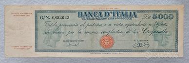 Banconota 5000 Lire “Titolo Provvisorio”