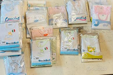 Stock 67 body neonato mezza manica nuovi