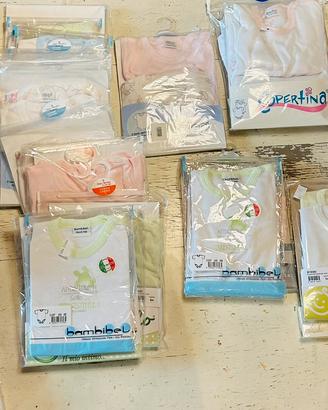 Stock 67 body neonato mezza manica nuovi