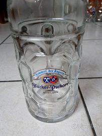 1 Boccale birra Hacker Pschorr da 1litro da collez