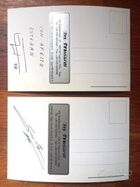 2 autografi piloti F1 Minardi Team 1998