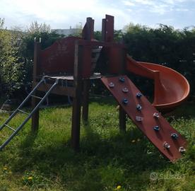 PARCO GIOCHI in legno fai da te
