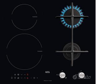 Piastra AEG a gas e induzione