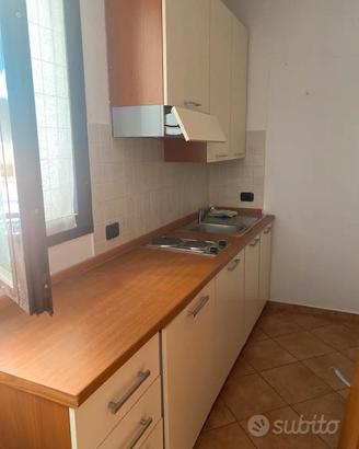 cucina lineare da smontare a piano terra milano vi