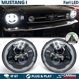 FARI Full LED Per FORD MUSTANG 1 2 Angel OMOLOGATI