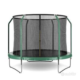Trampolino da giardino con rete di sicurezza