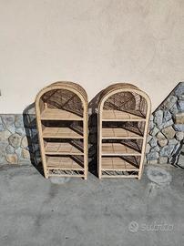 scaffali mobiletti vimini 