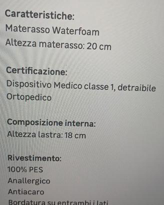 Materasso 1 piazza e mezza