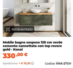 mobile sospeso bagno NO SPECCHIO-NO LAVABO