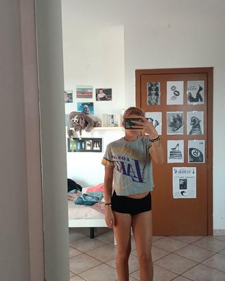maglia corta (crop) Nba lakers ragazza 